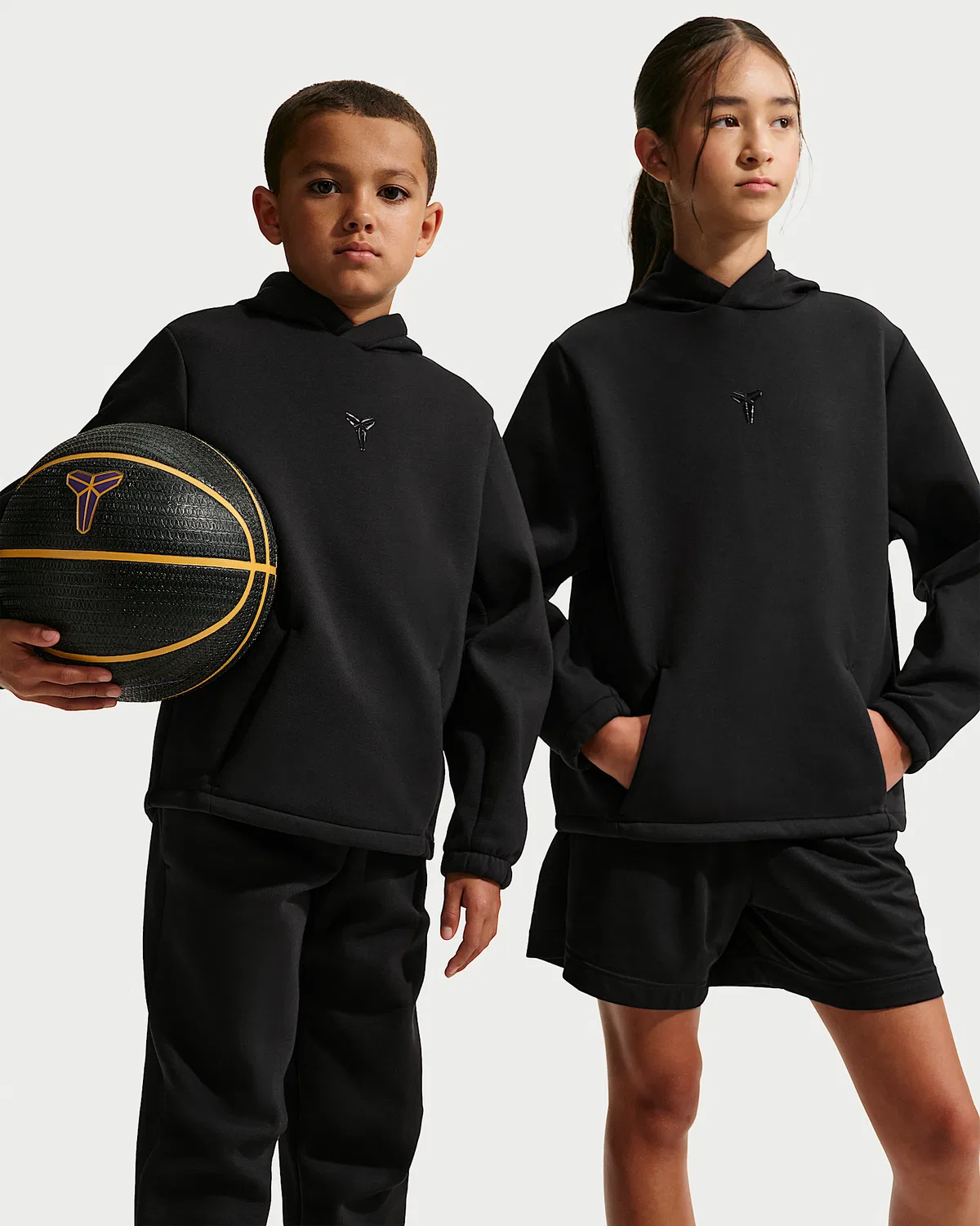 Детская баскетбольная худи Kobe Dri-FIT, Black/Black
