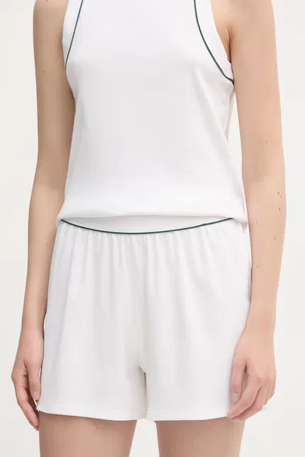 Пижама Lacoste Белая Хлопковая с Эластаном — фото 4