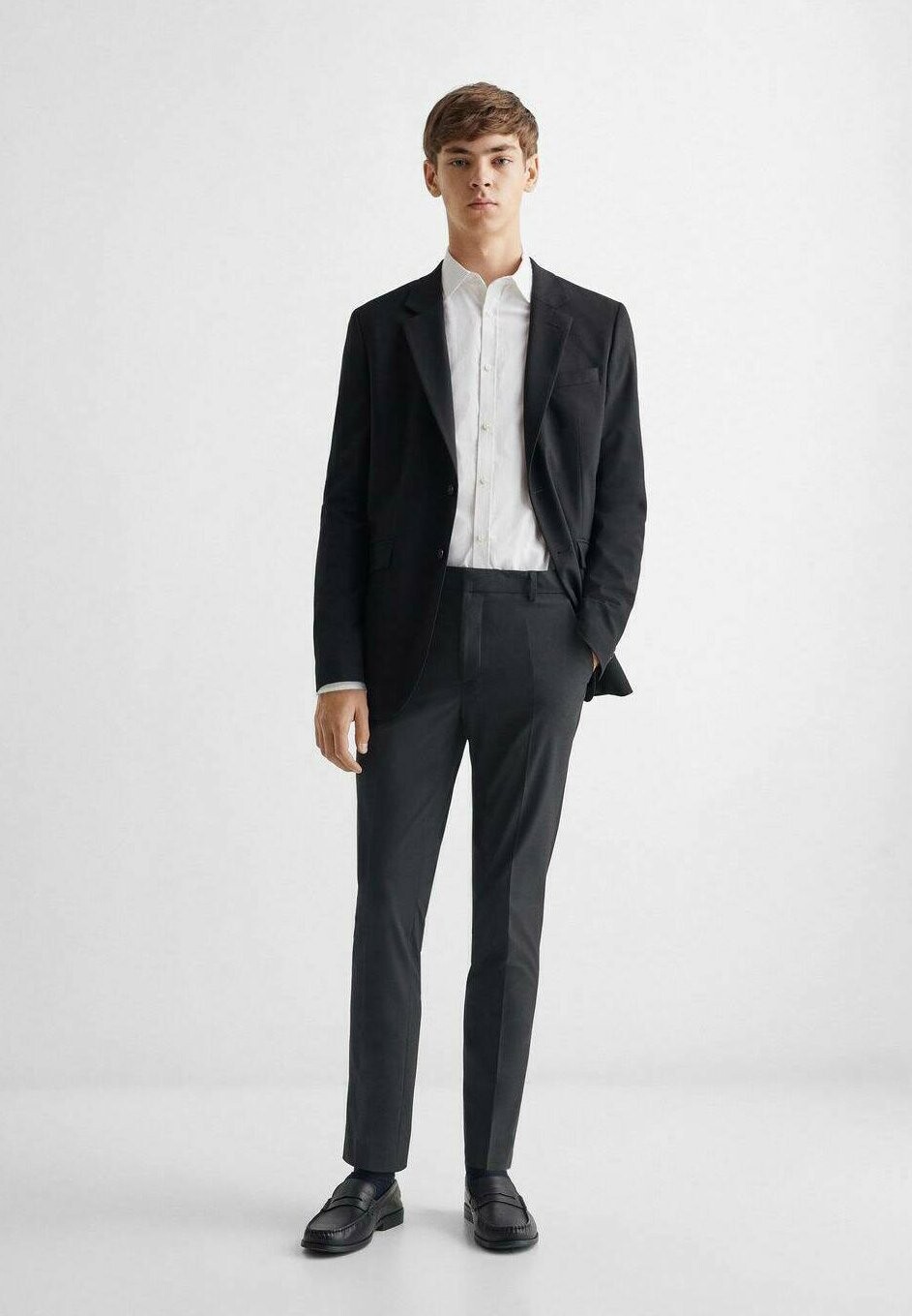 

Костюмные брюки TRAJEP Mango Kids, цвет black