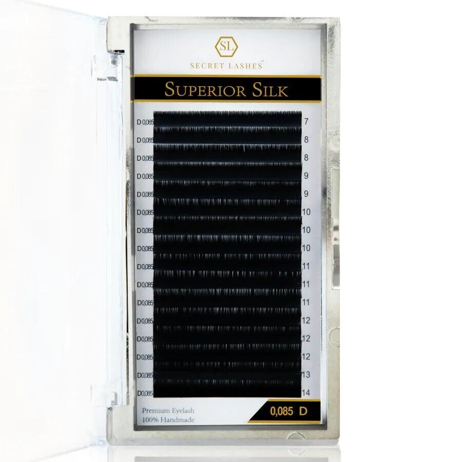 

Secret Lashes Superior Mix D, 0,085, 7-14 мм