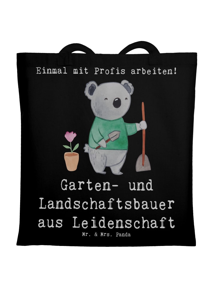 

Сумка Mr. & Mrs. Panda Tragetasche Garten- und Landschaftsbauer Leiden..., черный