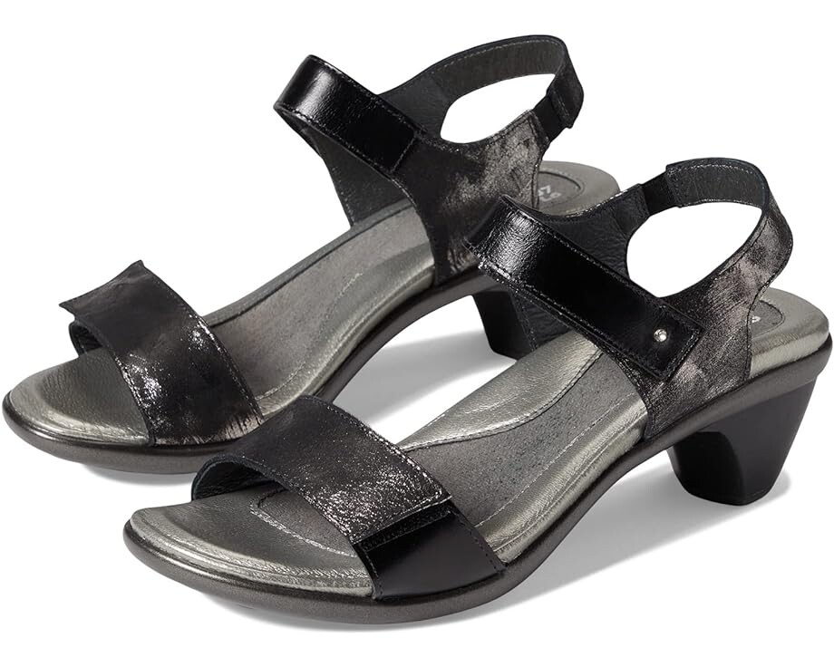 

Туфли Naot Extant, цвет Metallic Onyx Leather/Black Madras Leather