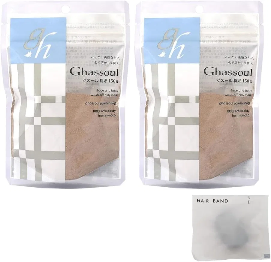 Пудра для лица Naiad Ghoul Powder 150 г × 2, черные резинки для волос в комплекте