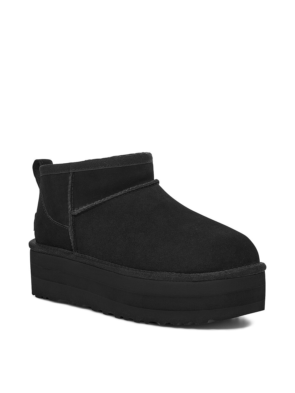Угги UGG на платформе, черный