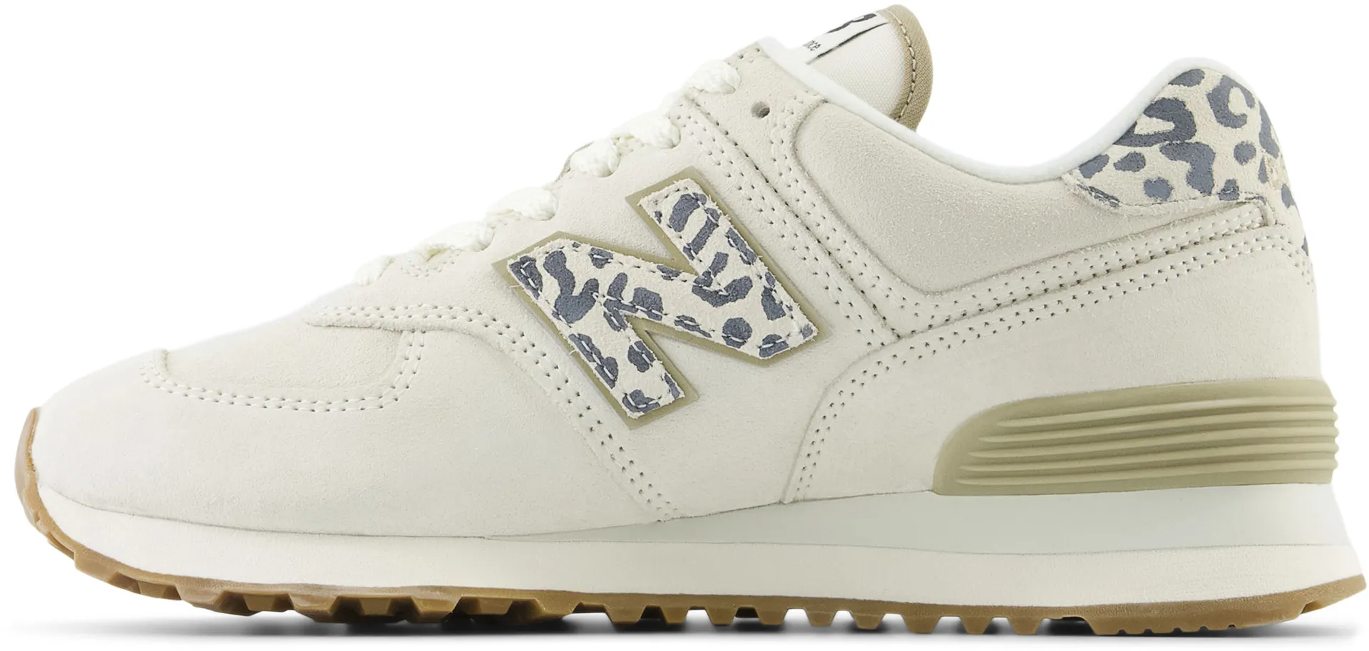 Кроссовки New Balance "WL574", кремовый — фото 3