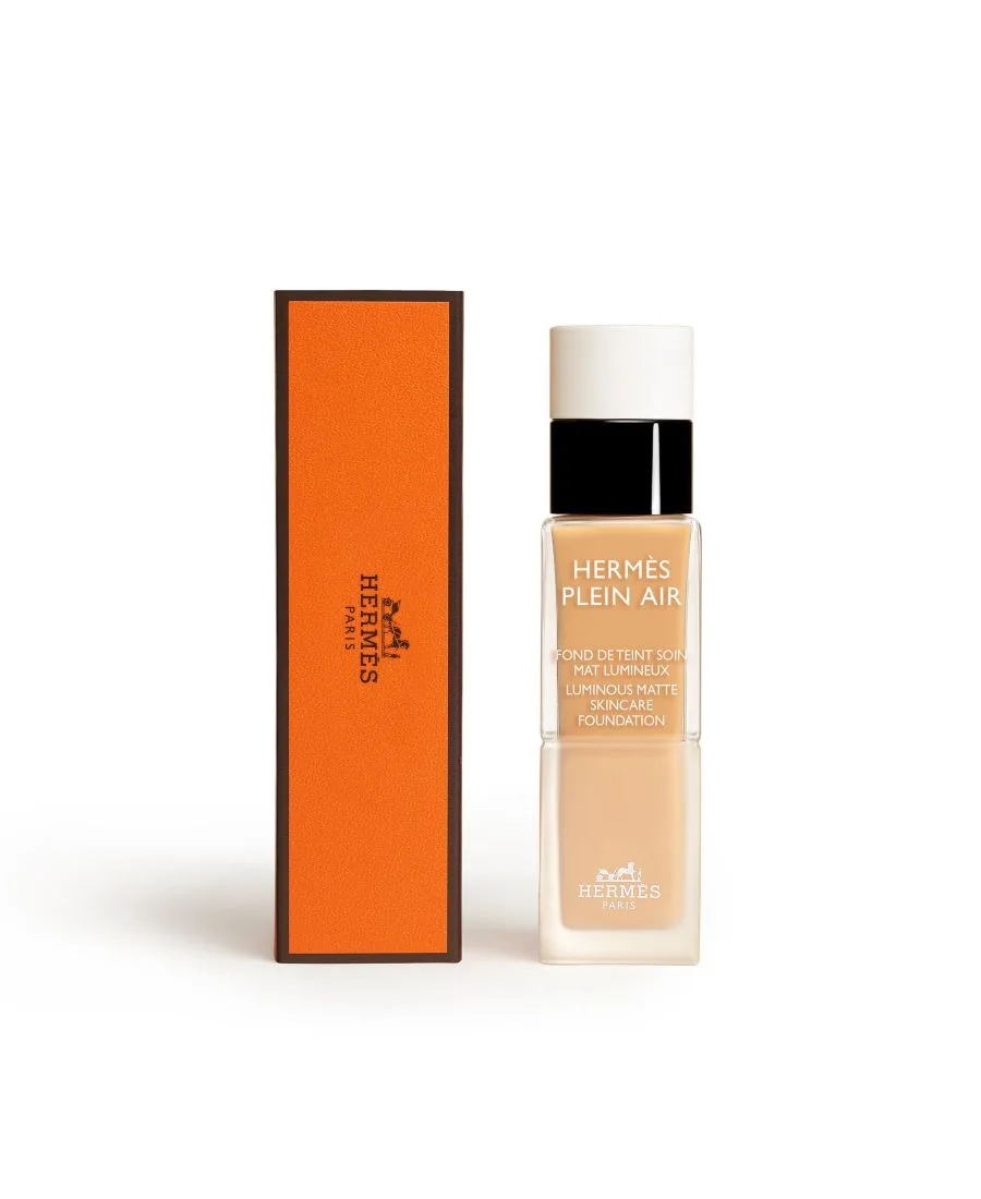 Тональная основа Plein Air, Luminous Matte Skincare Foundation, 1,11 унции HERMÈS, 41n cajou is a neutral medium бежевый — фото 2