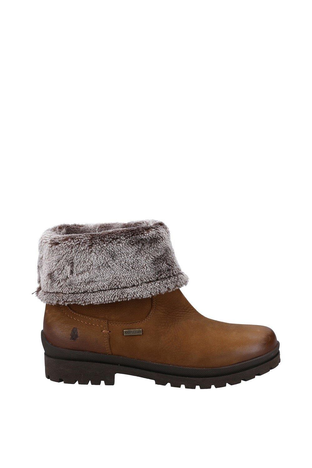 Кожаные ботинки среднего размера 'Alice' Hush Puppies, коричневый