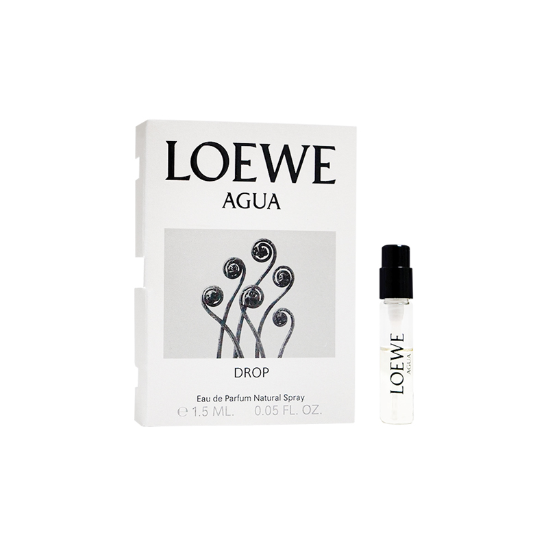 

Набор пробников женских духов glistening dewdrop eau de parfum с цитрусовыми нотами 1,5 мл LOEWE