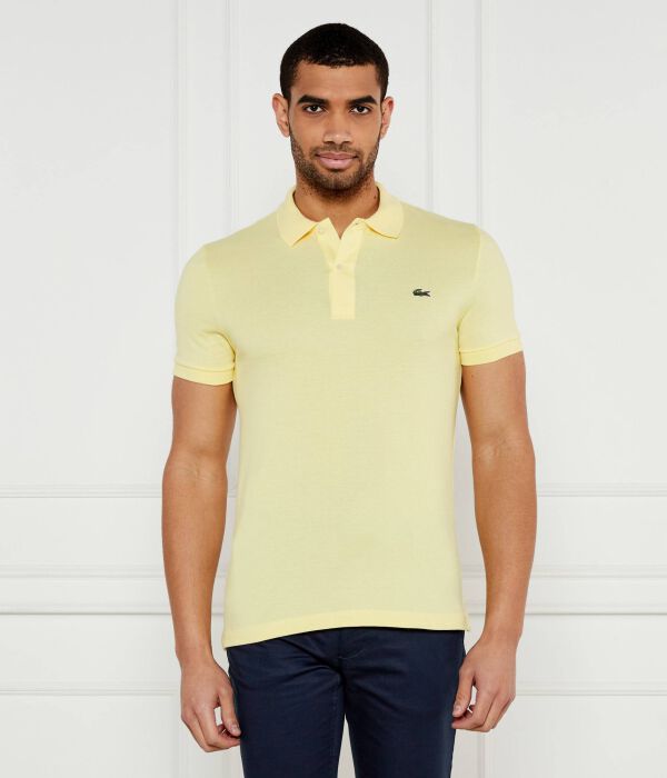 

Рубашка поло Slim fit Lacoste, желтый