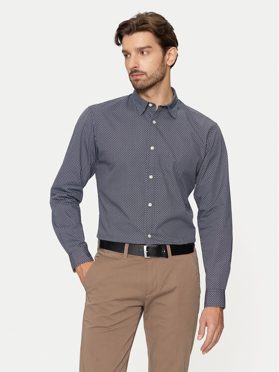 

Рубашка узкого кроя Jack&Jones, черный