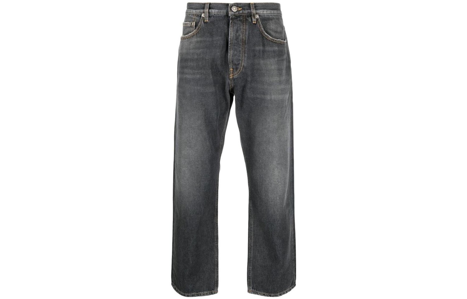 

Укороченные джинсы с логотипом Golden Goose, серый