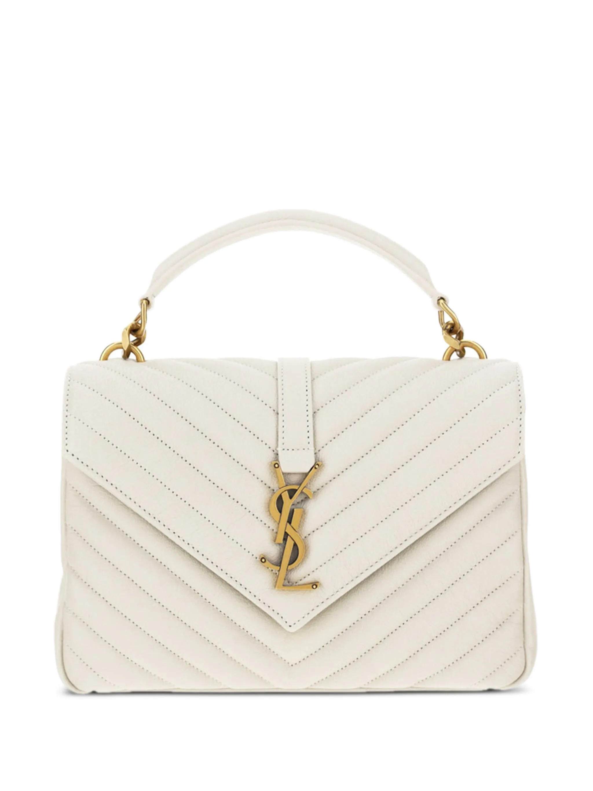 

Сумка через плечо College среднего размера Saint Laurent, белый