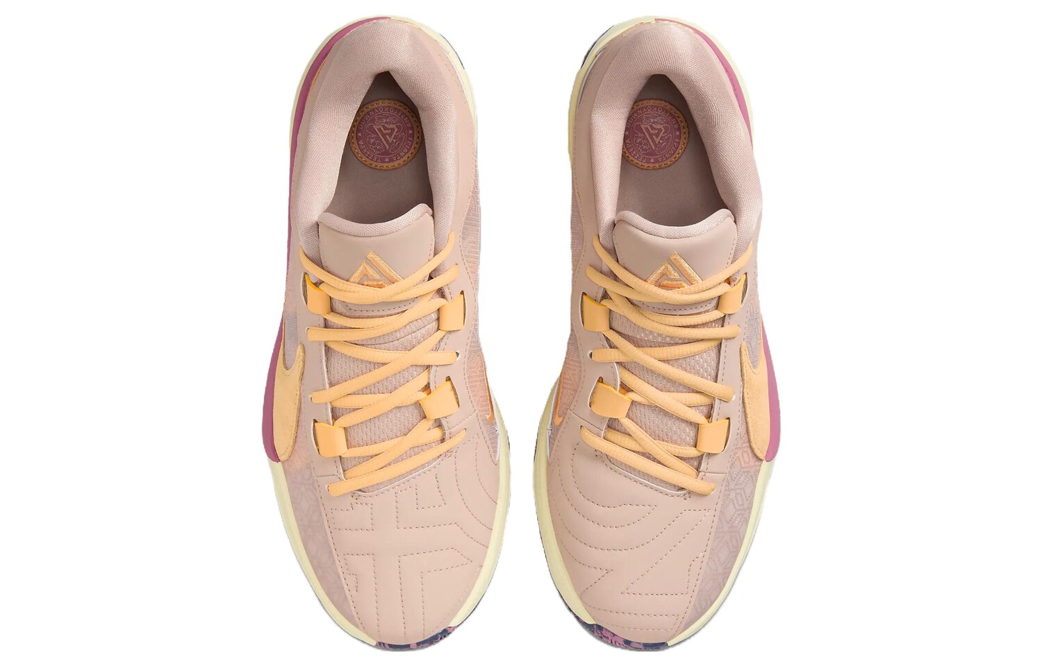 Мужские баскетбольные кроссовки Nike Freak 5, Fossil Stone/Celestial Gold/Alabaster — фото 4