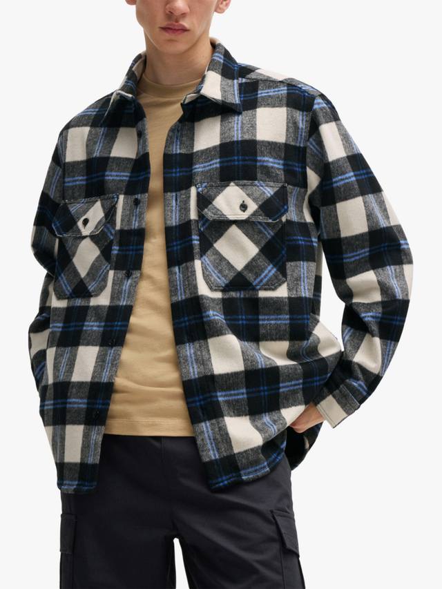 

Свободная рубашка в клетку HUGO BOSS, Multi