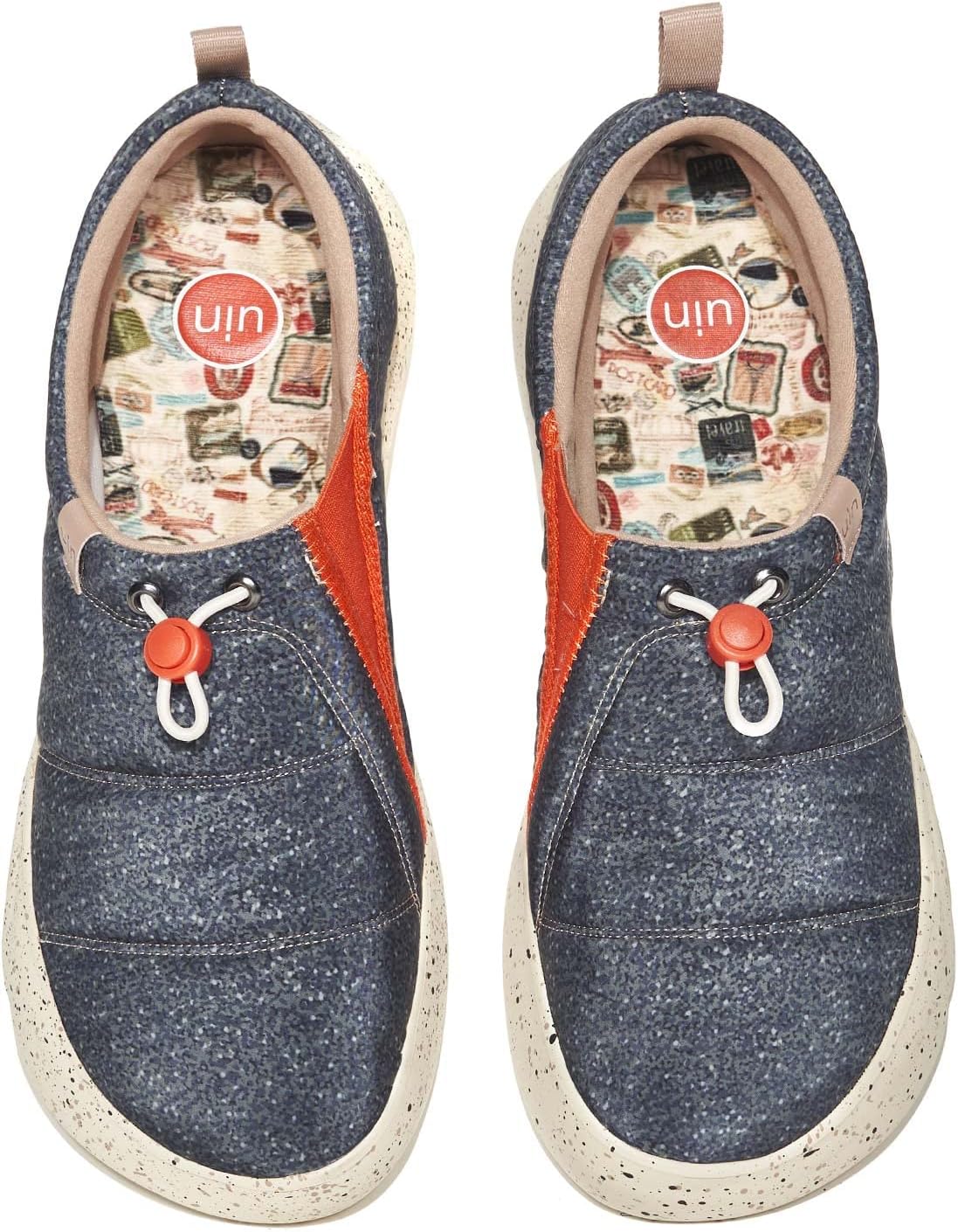 

Мужские кроссовки для кемпинга, прогулок и путешествий UIN, повседневные слипоны-лоферы, легкие, с художественной росписью, модные кеды Toledo, Toledoⅹⅴ -Emerald