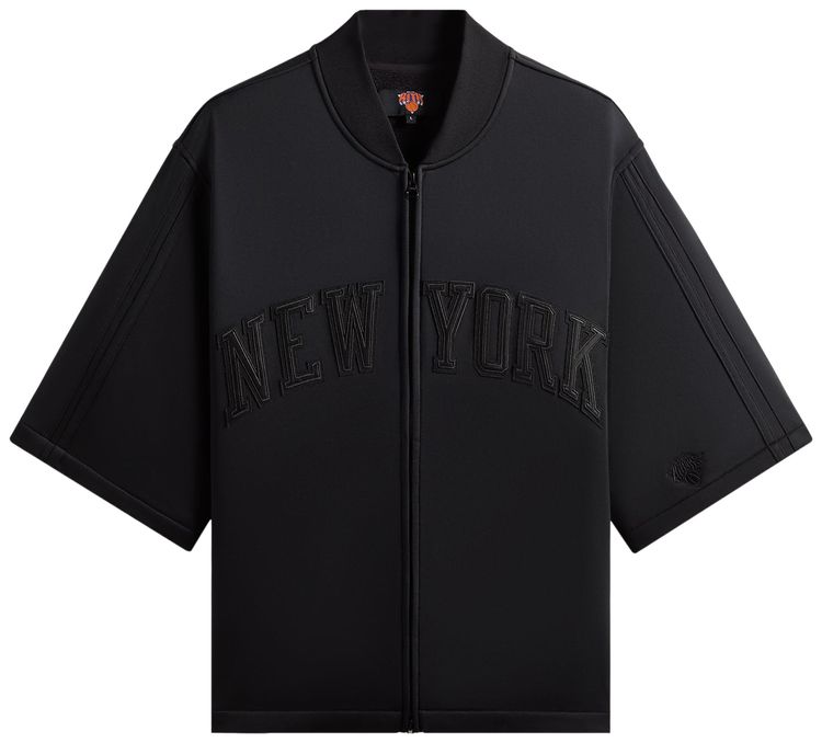 

Свитер Kith For The New York Knicks Tricot Full Zip Sweater, черный