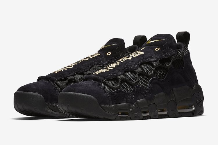 Кроссовки Nike Air More Money 'Chinese Yuan', черный — фото 2