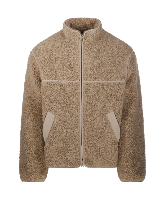 

Флисовая куртка Maison Kitsunã, бежевый