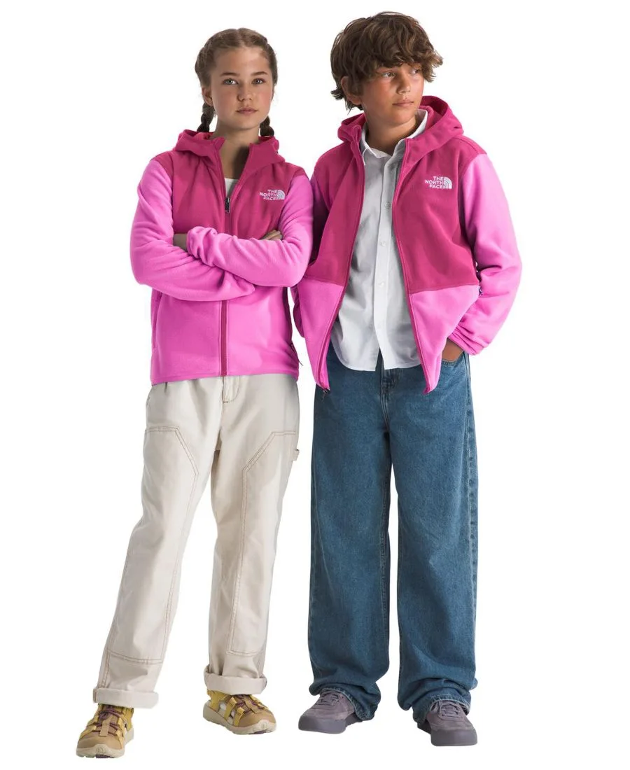 Детская толстовка на молнии Glacier для девочек 7-16 лет The North Face, Violet Crocus/Fuchsia Flash