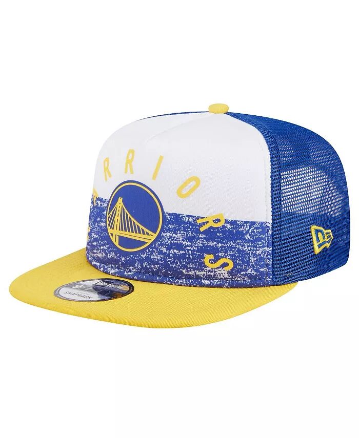 

Мужская бейсболка Royal Golden State Warriors Arch A-Frame Trucker 9FIFTY Snapback New Era