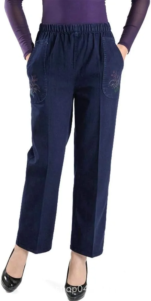 

IDEALSANXUN Женские джинсы с флисовой подкладкой и эластичным поясом