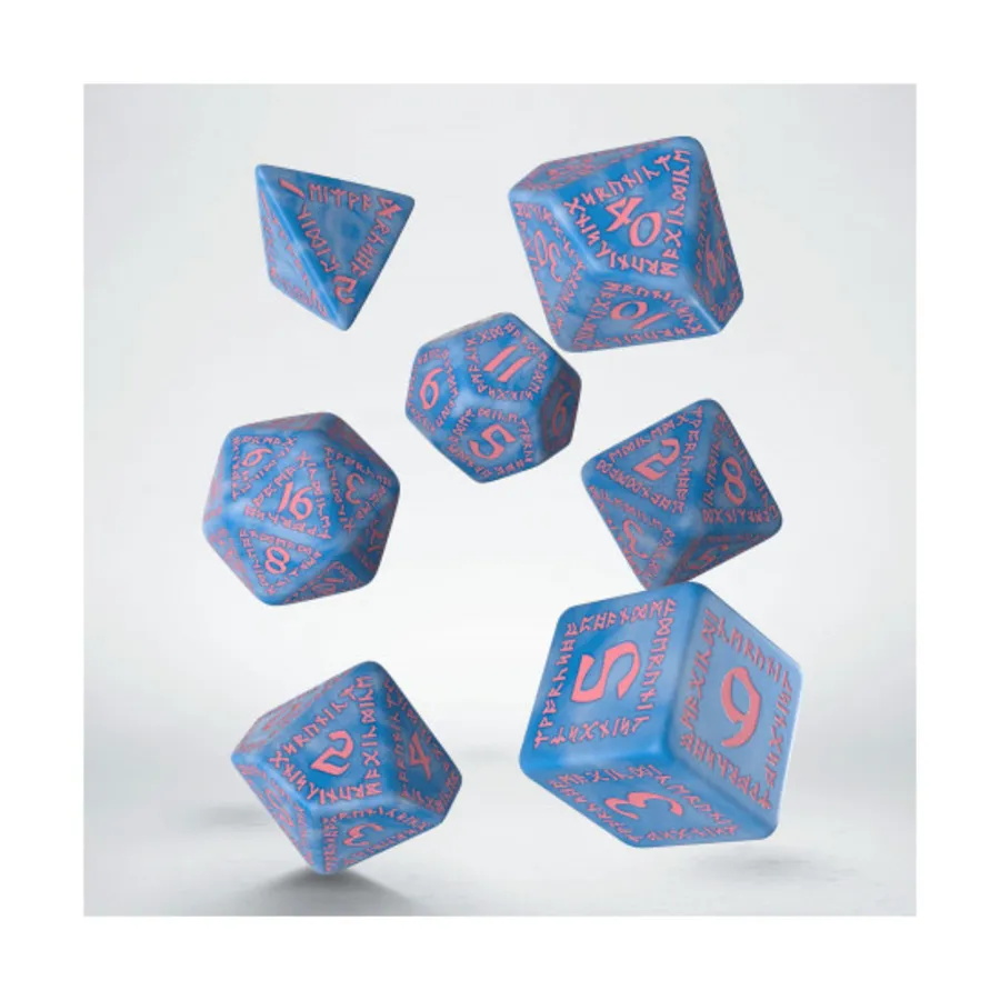 

Poly Set Glacier с розовым (7), Runic Dice