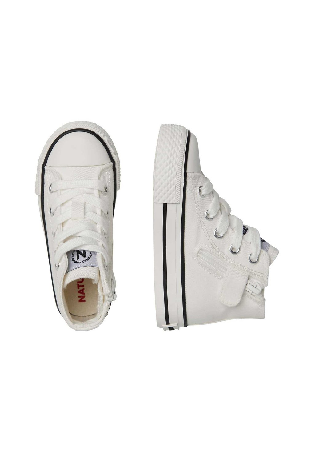 Высокие кроссовки YLFAS SNEAKERS - Baby shoes Naturino, белый — фото 3