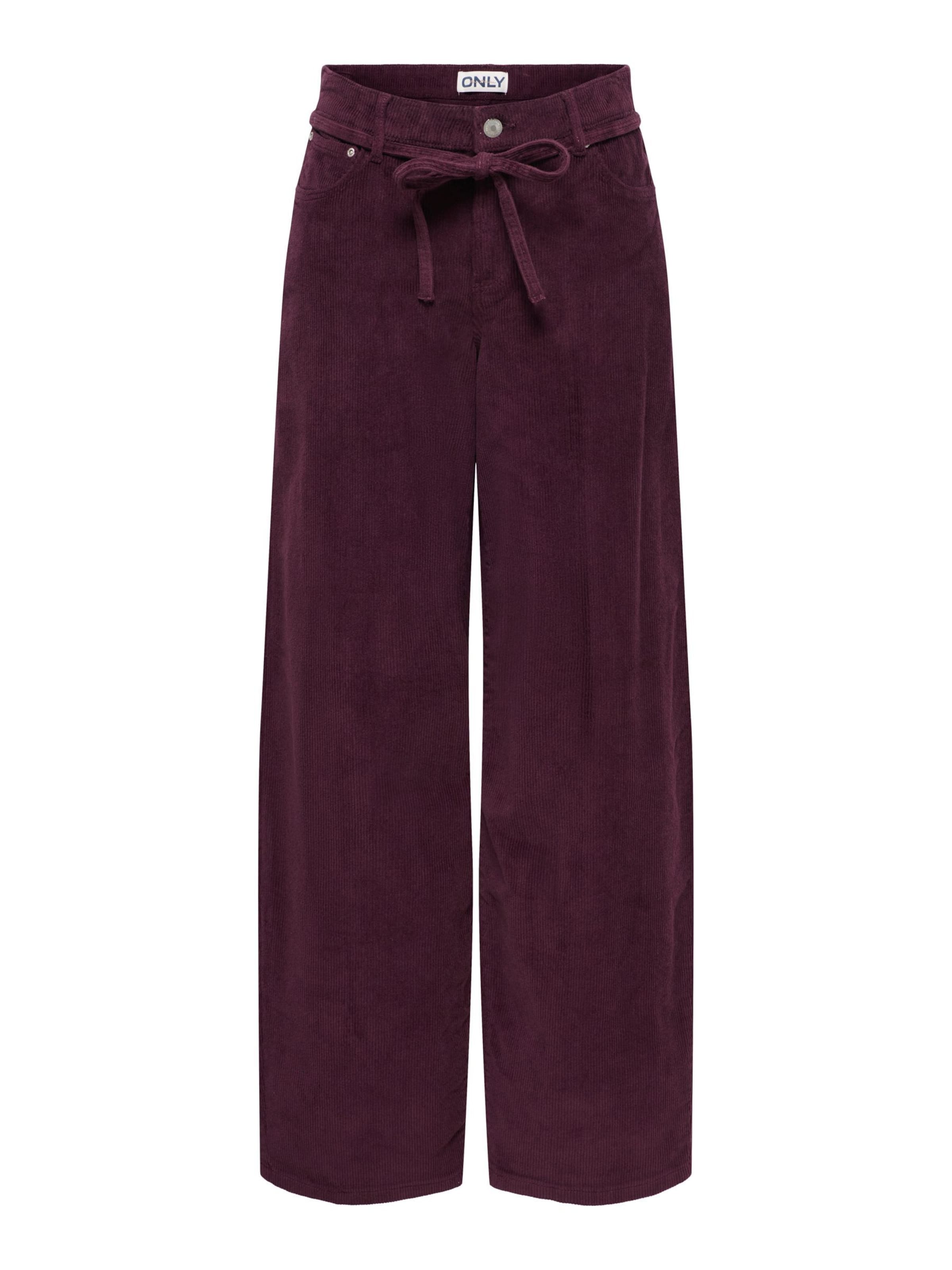 

ONLY Широкие брюки 'ONLGianna-Global' в цвете Berry