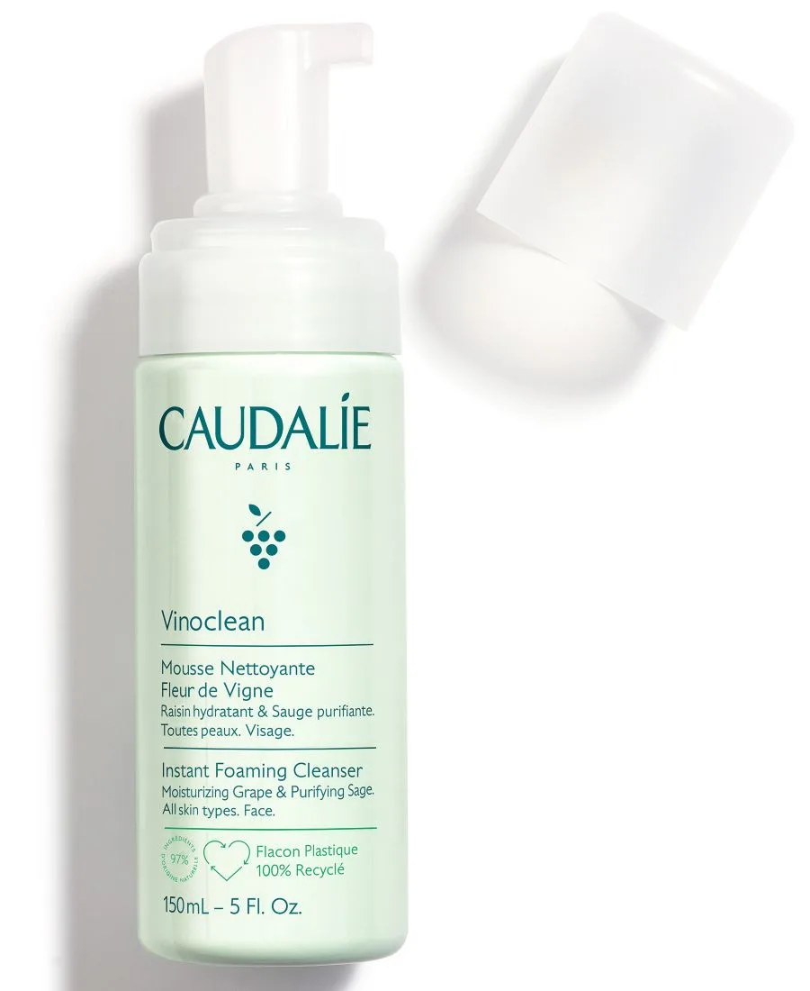 Пилинг Caudalie — Пенящееся очищающее средство Vinoclean Instant Foaming Cleanser, 140 мл
