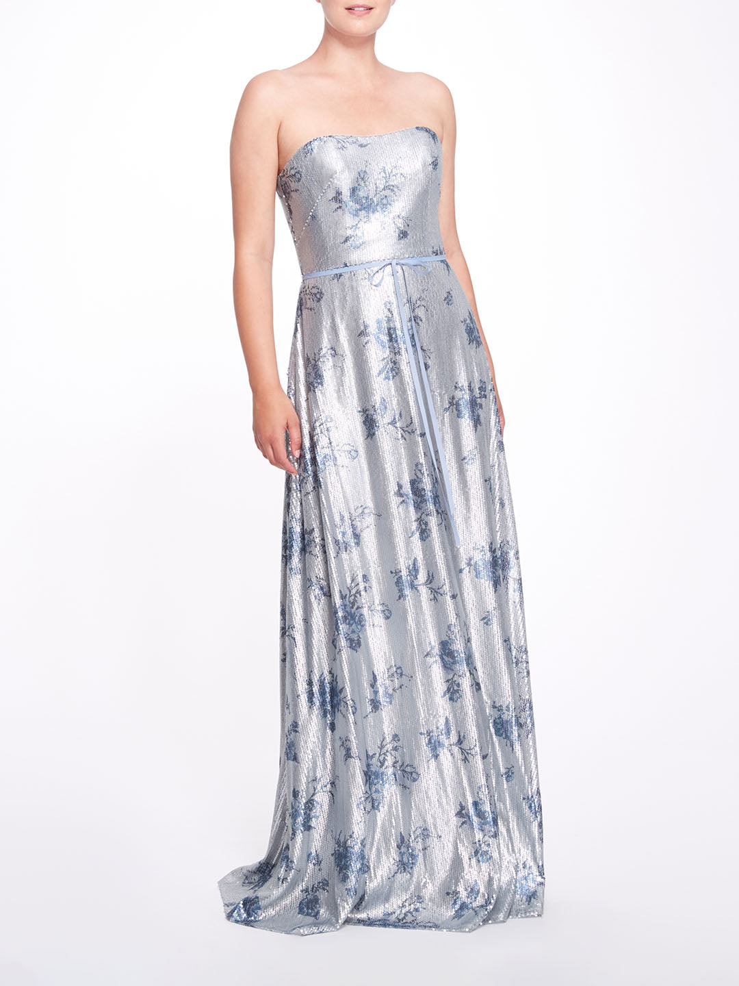 

Женское платье Marchesa Notte Bridesmaids, цвет dusty blue