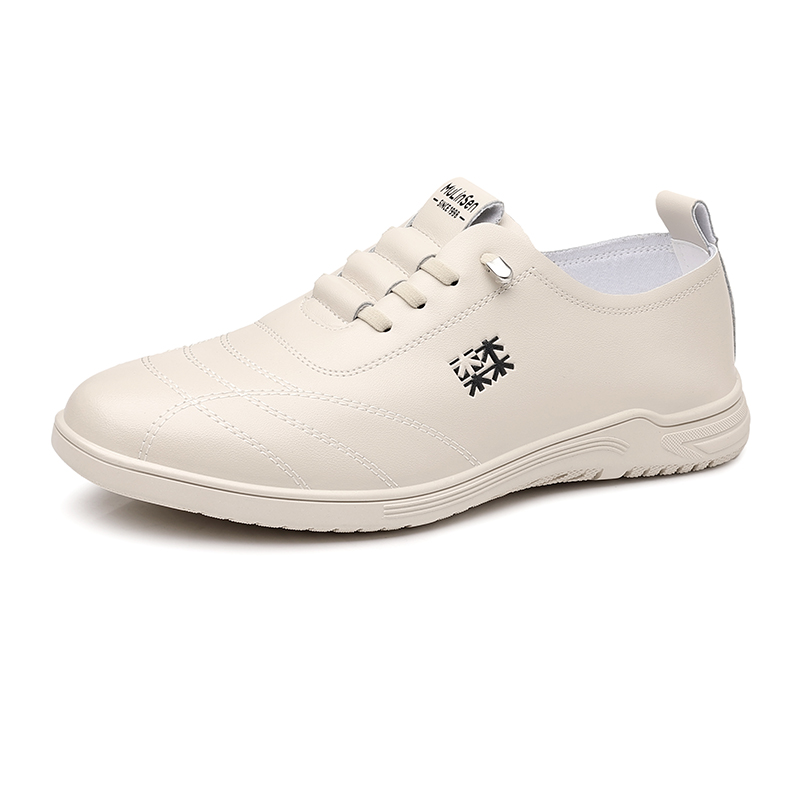 

Mulinsen Мужские повседневные кеды Cushioning Balance с низким верхом бежевые, цвет Beige