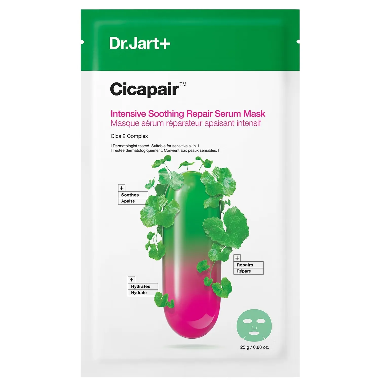 

Cicapair Интенсивная успокаивающая восстанавливающая маска 25г Dr.Jart+