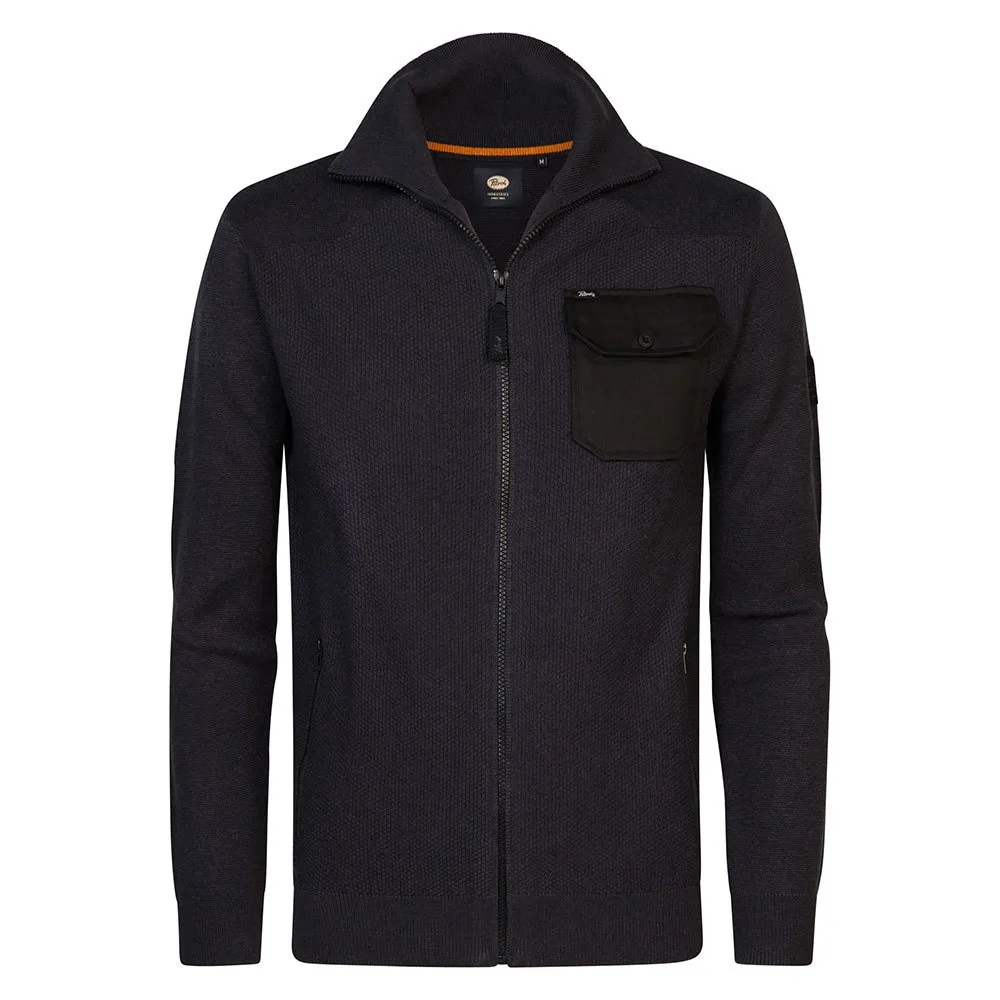 

Свитер Petrol Industries M-3040-KWC249 full zip, синий