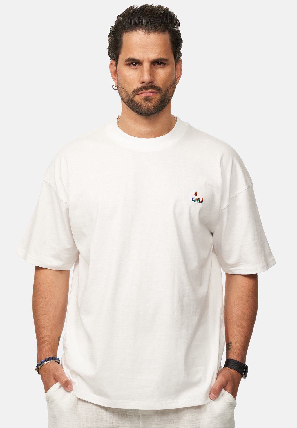 

Футболка с принтом ONE REDOX T-SHIRT OVERSIZE, белый