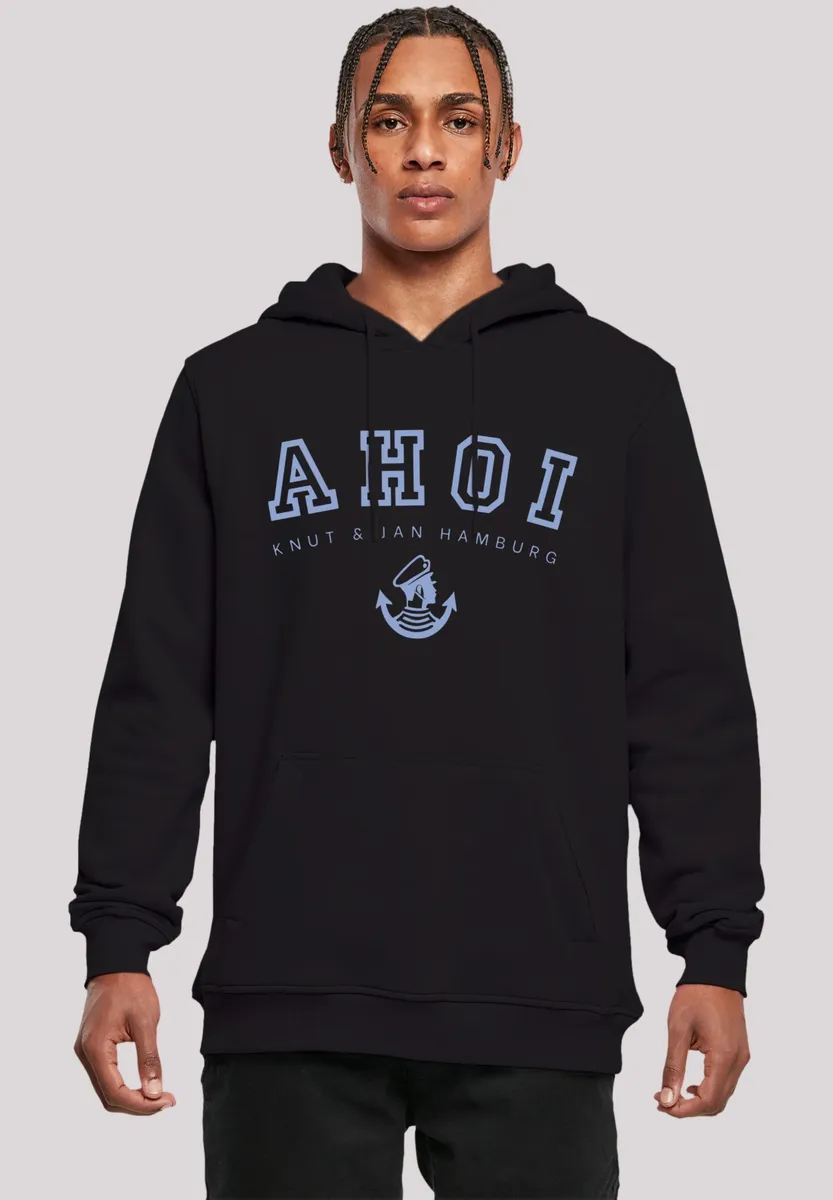 

Толстовка F4NT4STIC "Ahoy Knut & Jan Hamburg", принт, черный