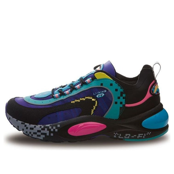 

Кроссовки v8 'black teal green' Li-Ning, черный