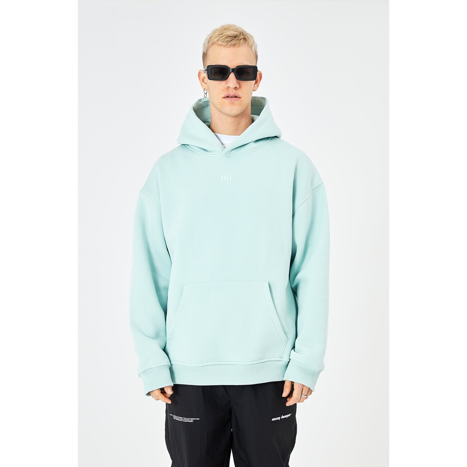 

Толстовка Megaman Hoodie Oversize, мятный