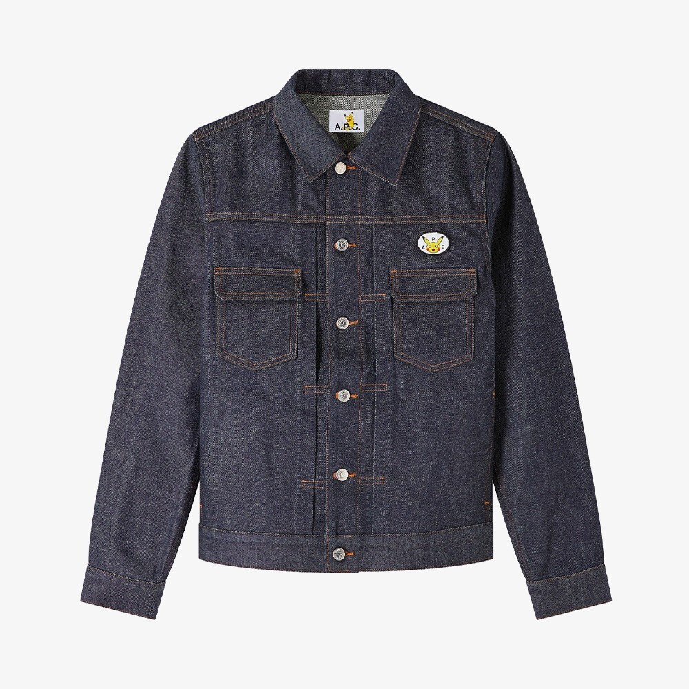 

Куртка Pokémon x A.P.C. Jean Jacket A.P.C., мультиколор