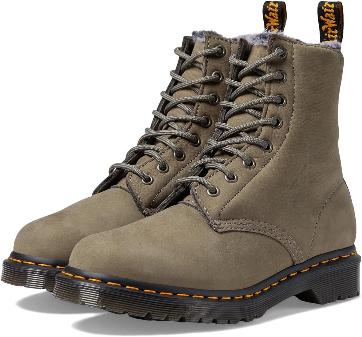 

Ботинки Dr. Martens 1460 Serena, цвет Nickel Grey