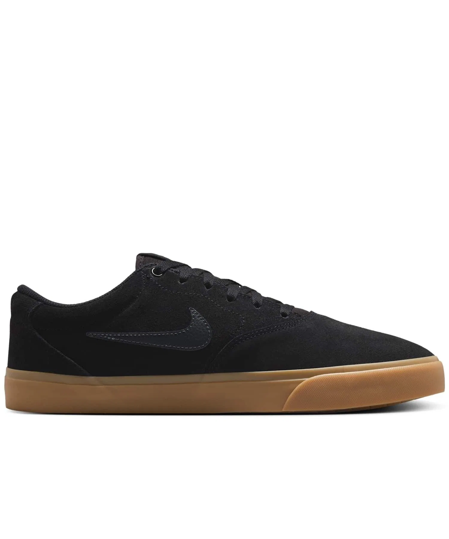 Мужские кроссовки NIKE Charge Suede из замши чёрные — фото 3