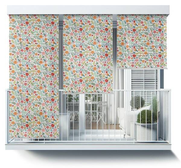 

Рулонные шторы Tulup Bunte Wiese, 60x290x1 см, многоцветный