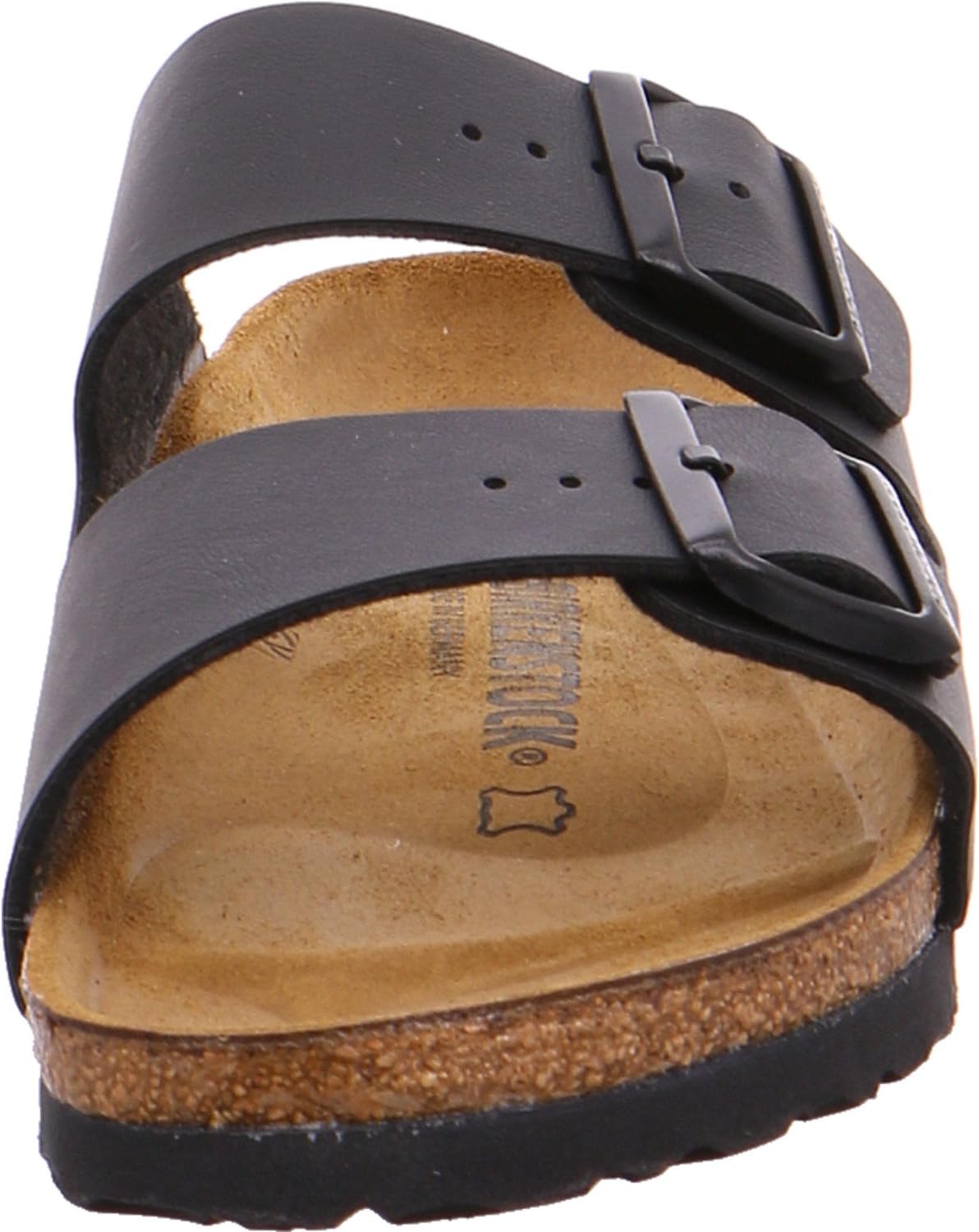 Сандалии Birkenstock Arizona с мягкой стелькой для взрослых унисекс, черный — фото 4