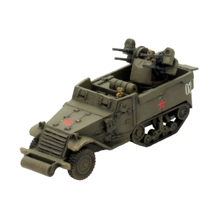 

ЗСУ М17 МГМС, Flames of War - WWII - Soviet - Artillery, AA, AT and AFV's
