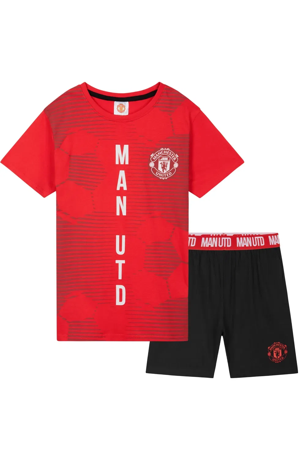 Пижама-шорты для мальчиков Manchester United Manchester United Fc, красный