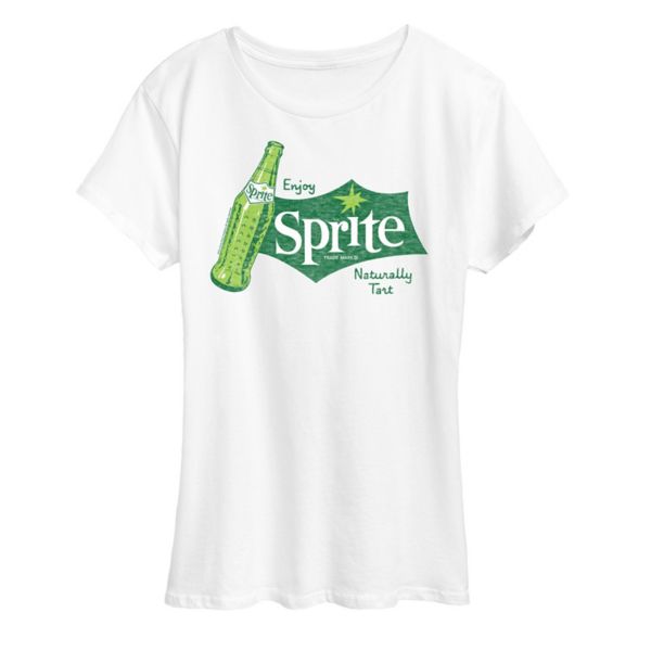 

Женская футболка Sprite Natural Tart с графическим принтом Licensed Character, белый