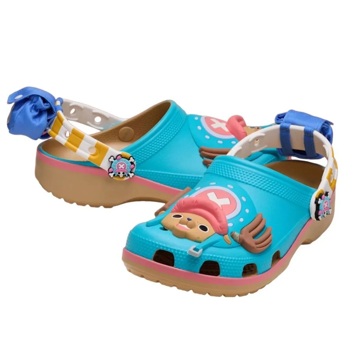Сабо Crocs x One Piece Classic Clog 'Tony Tony Chopper', синий — фото 2
