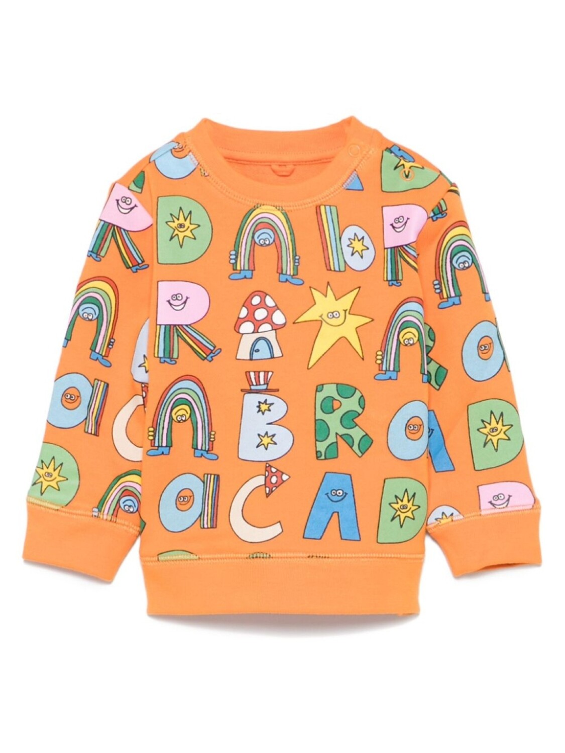 

Stella McCartney Kids толстовка с принтом, оранжевый