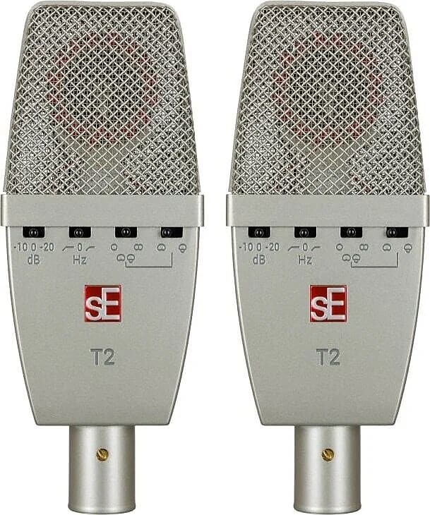 

Микрофон sE Electronics T2 Large Diaphragm Multipattern Condenser Microphone - Matched Pair