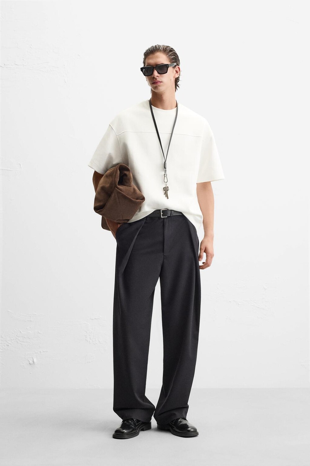 

Компактная толстовка ZARA, белый