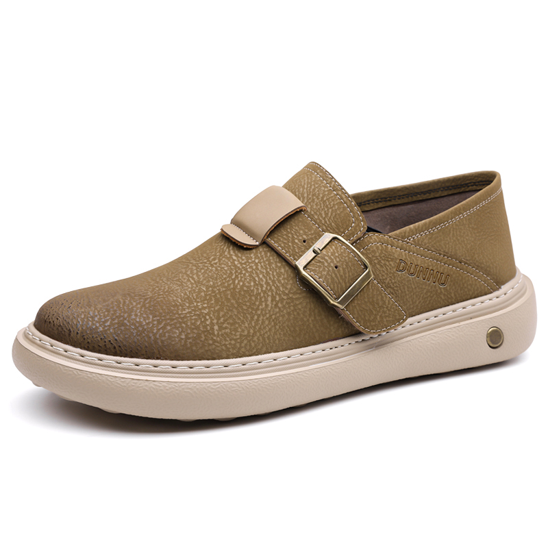 

Dunnu Мужские повседневные туфли мужские низкие топы коричневые хаки, цвет Khaki